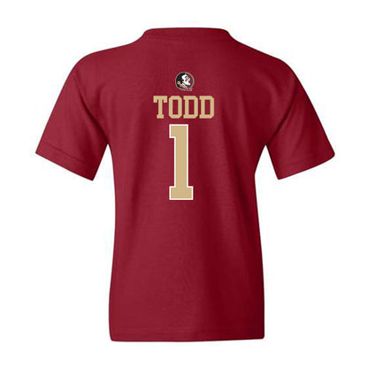 FSU - NCAA Women's Soccer : Adelyn Todd - Generic Shersey Youth T-Shirt
