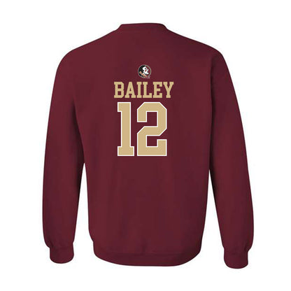 FSU - NCAA Baseball : Myles Bailey - Generic Shersey Crewneck Sweatshirt-1
