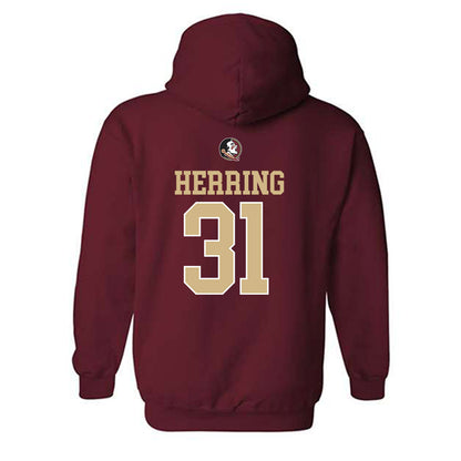 FSU - NCAA Football : Elijah Herring - Classic Shersey Hooded Sweatshirt-1