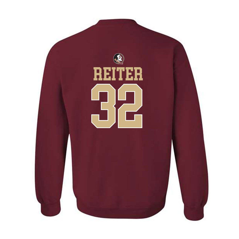 FSU - NCAA Baseball : Joshua Reiter - Generic Shersey Crewneck Sweatshirt-1