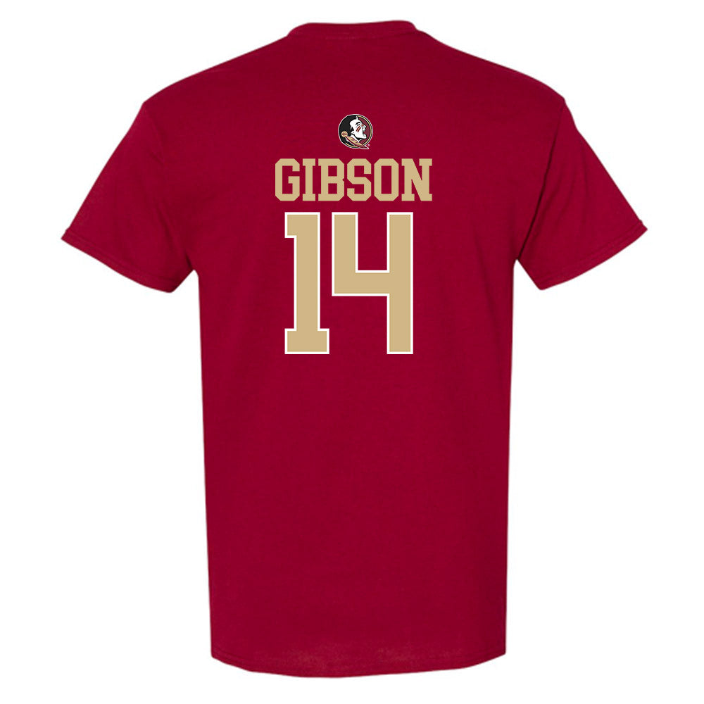 FSU - NCAA Baseball : BJ Gibson - Classic Shersey T-Shirt-1