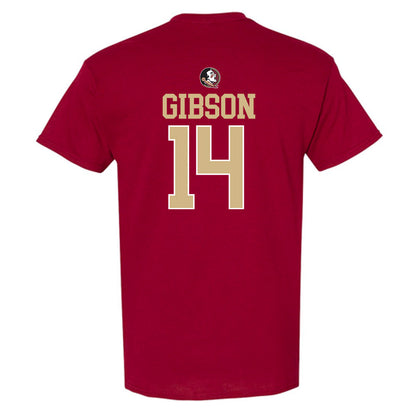 FSU - NCAA Baseball : BJ Gibson - Classic Shersey T-Shirt-1