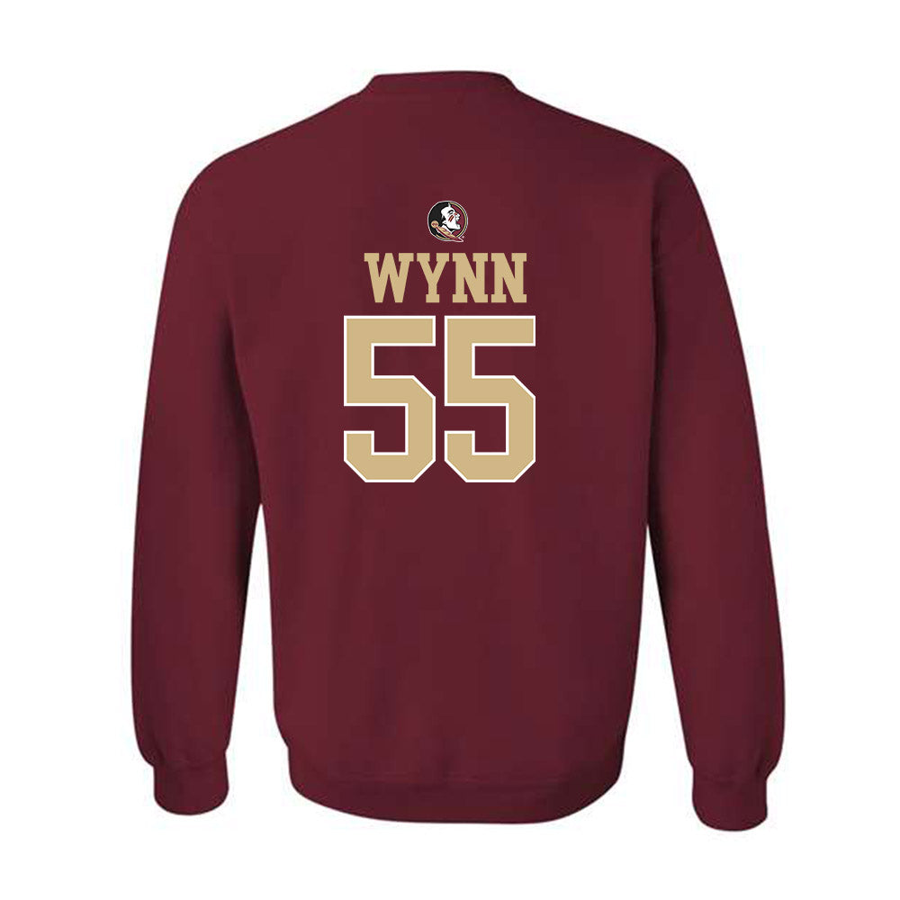 FSU - NCAA Football : Kevin Juju Wynn - Classic Shersey Crewneck Sweatshirt-1