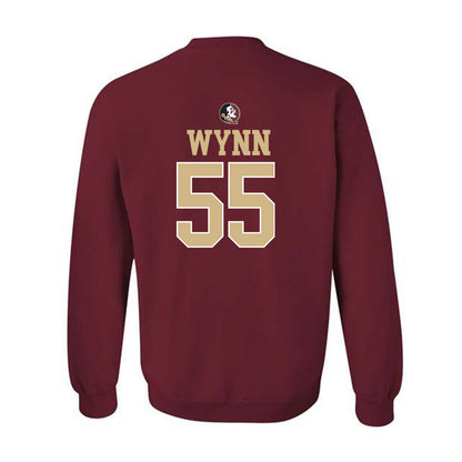 FSU - NCAA Football : Kevin Juju Wynn - Classic Shersey Crewneck Sweatshirt-1