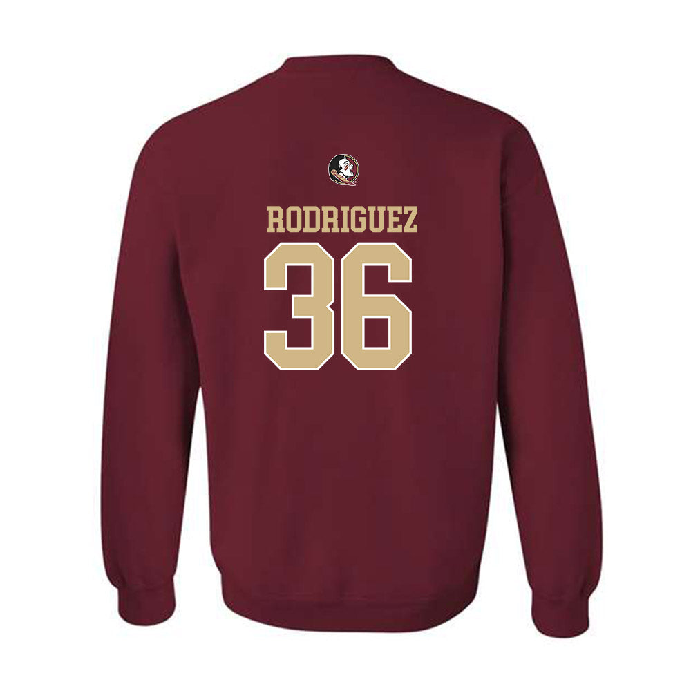 FSU - NCAA Baseball : Mookie Rodriguez - Classic Shersey Crewneck Sweatshirt-1