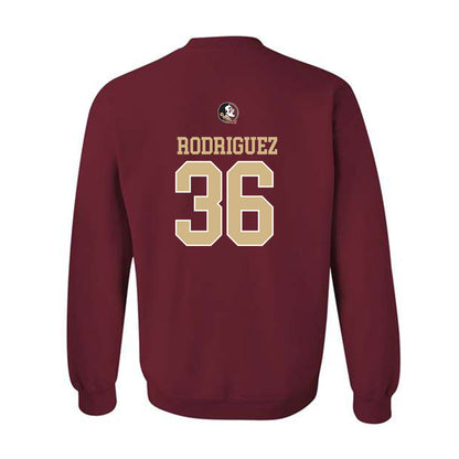 FSU - NCAA Baseball : Mookie Rodriguez - Classic Shersey Crewneck Sweatshirt-1