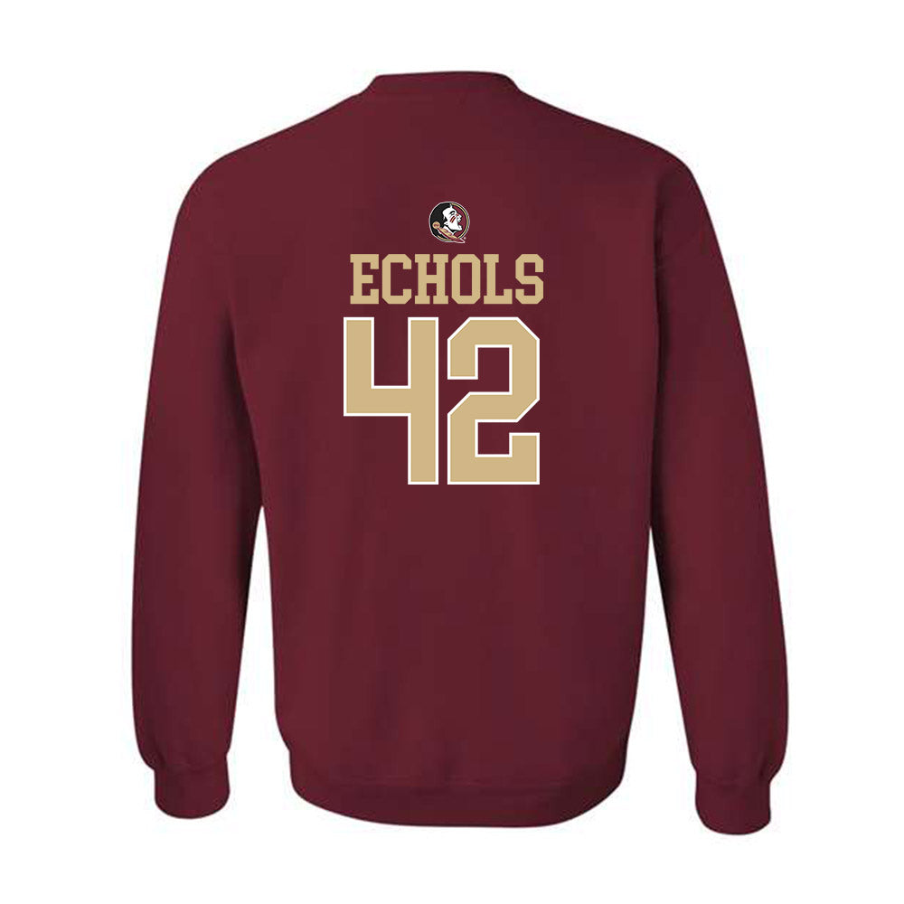 FSU - NCAA Baseball : Jacob Echols - Classic Shersey Crewneck Sweatshirt-1
