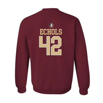 FSU - NCAA Baseball : Jacob Echols - Classic Shersey Crewneck Sweatshirt-1