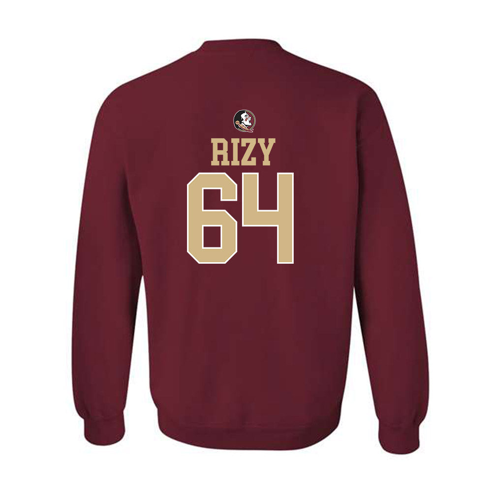 FSU - NCAA Football : Jacob Rizy - Generic Shersey Crewneck Sweatshirt-1