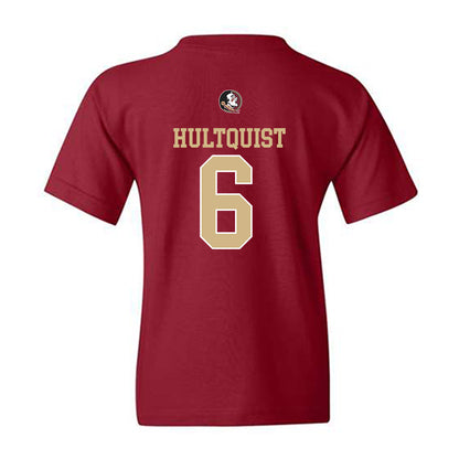 FSU - NCAA Beach Volleyball : Kenzie Hultquist - Generic Shersey Youth T-Shirt-1