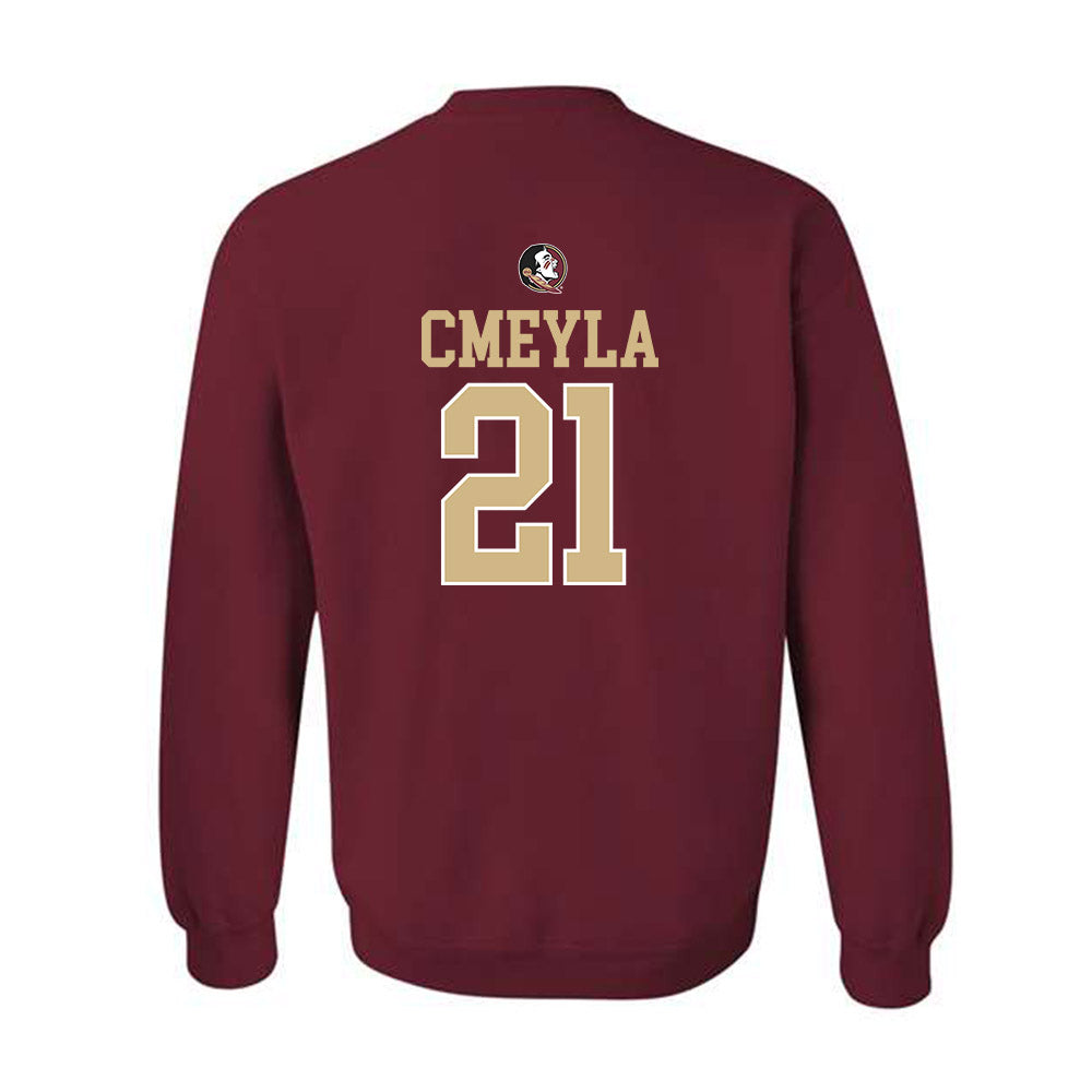 FSU - NCAA Baseball : Nathan Cmeyla - Generic Shersey Crewneck Sweatshirt-1