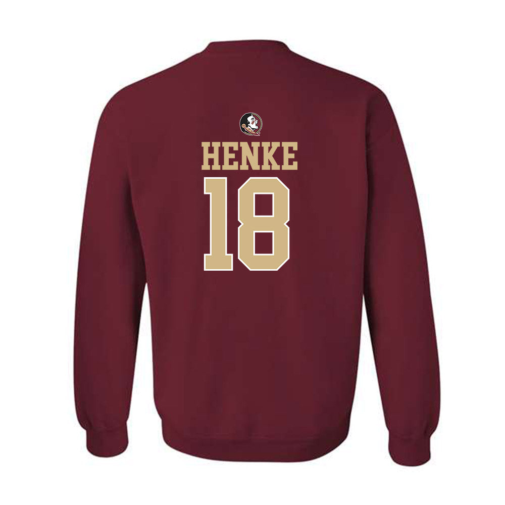 FSU - NCAA Women's Volleyball : Iane Henke - Generic Shersey Crewneck Sweatshirt