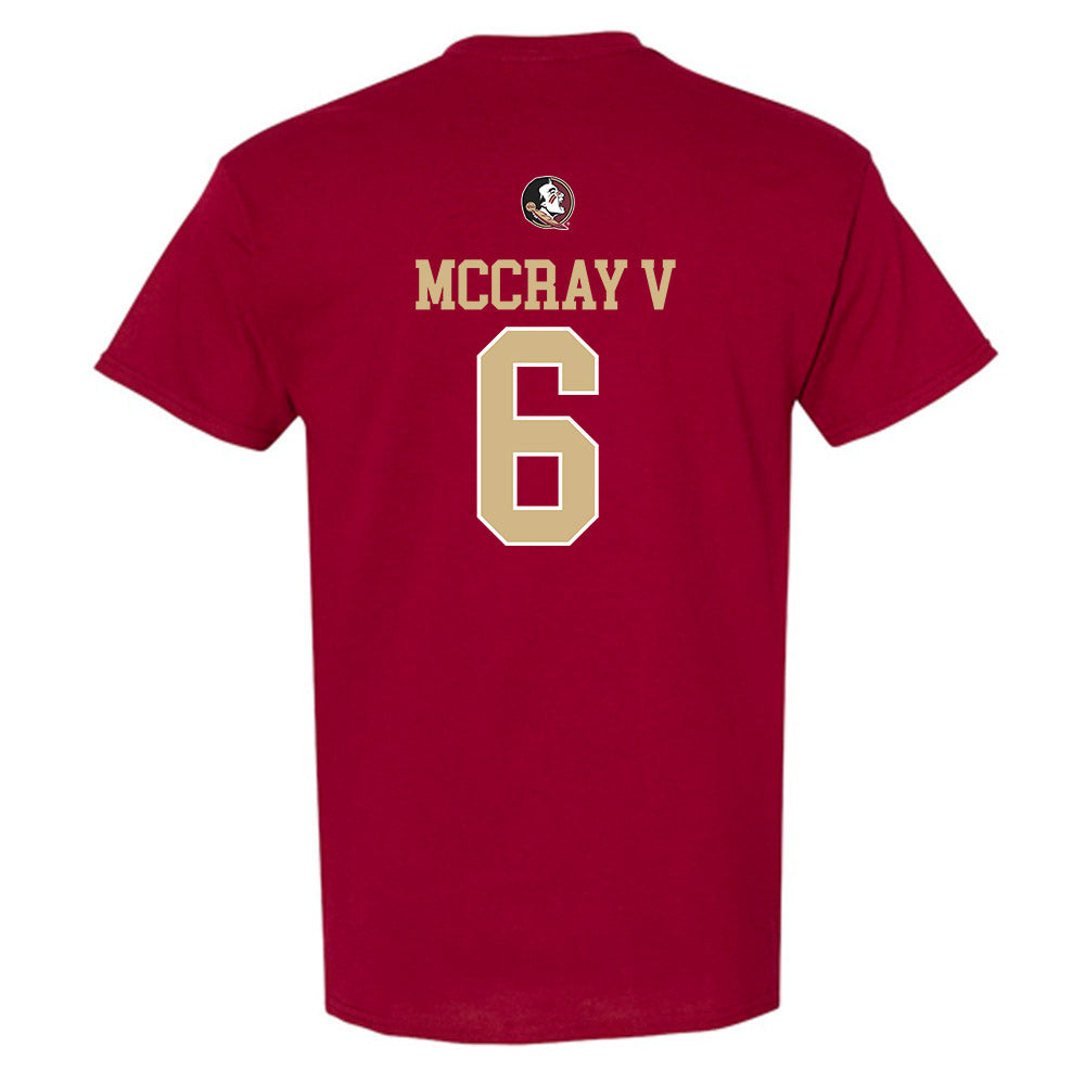 FSU - NCAA Men's Basketball : Robert McCray V - Classic Shersey T-Shirt-1