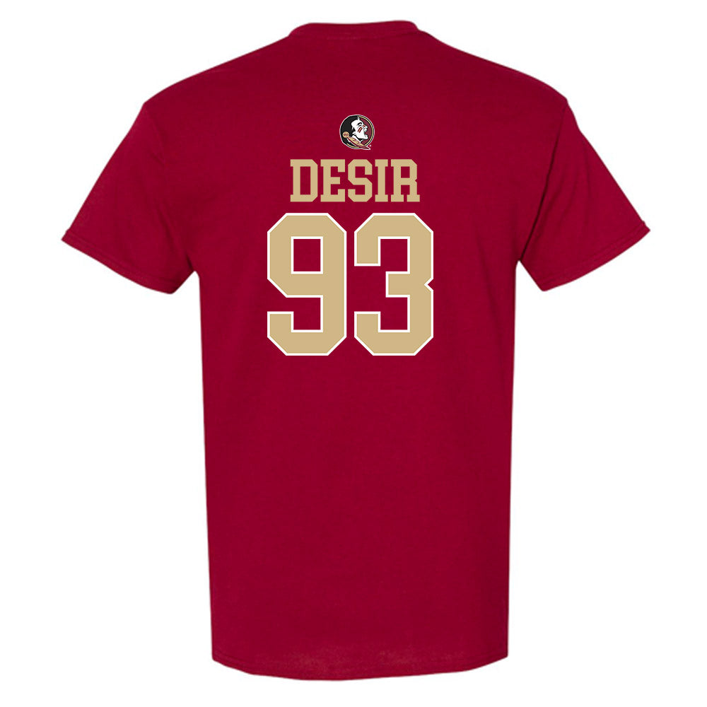 FSU - NCAA Football : Mandrell Desir - Classic Shersey T-Shirt-1