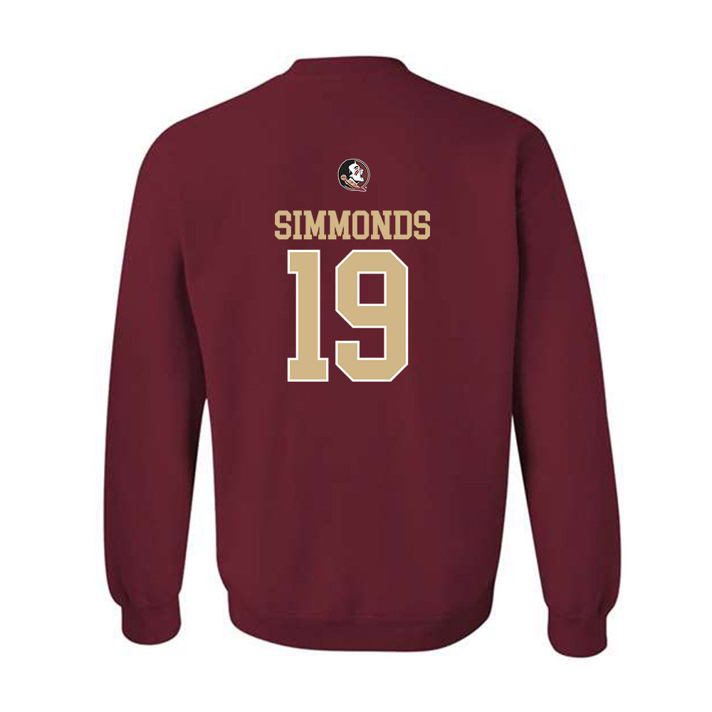 FSU - NCAA Women's Soccer : Kameron Simmonds - Generic Shersey Crewneck Sweatshirt