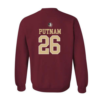 FSU - NCAA Baseball : Eli Putnam - Classic Shersey Crewneck Sweatshirt-1