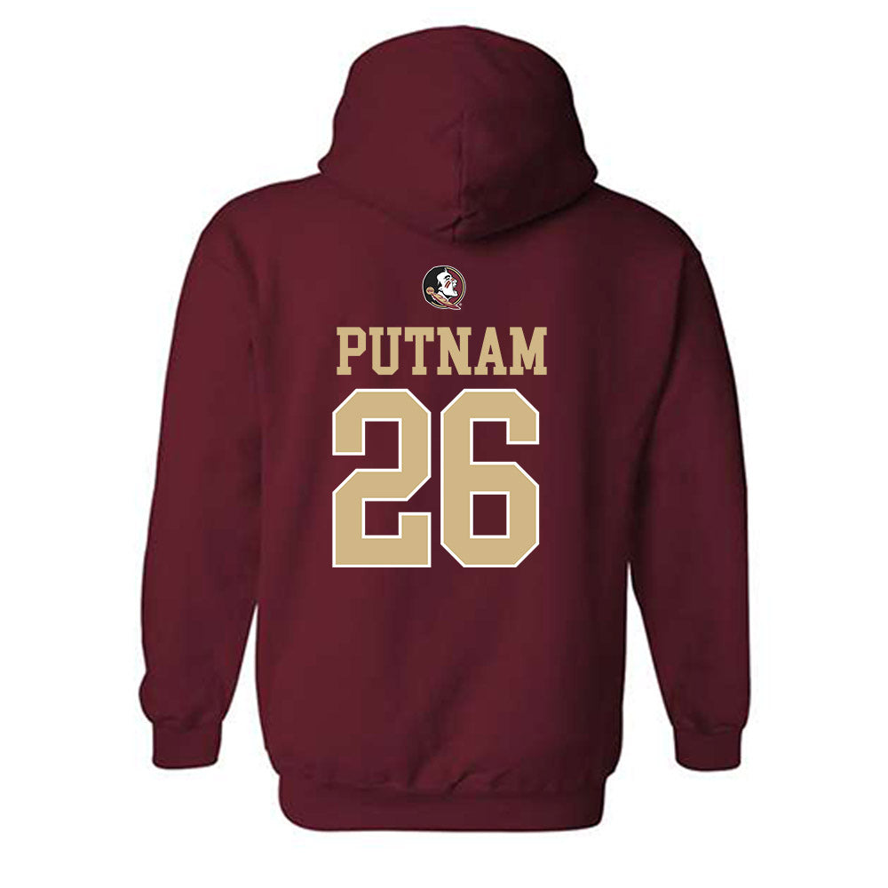 FSU - NCAA Baseball : Eli Putnam - Classic Shersey Hooded Sweatshirt-1