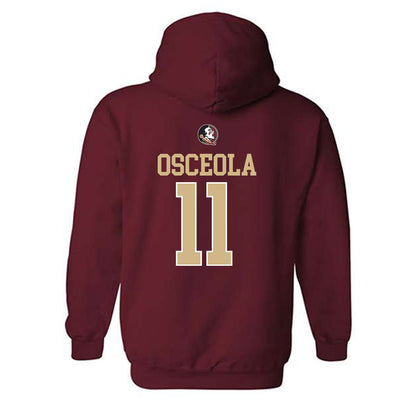 FSU - NCAA Men's Basketball : Xavier Osceola - Classic Shersey Hooded Sweatshirt-1