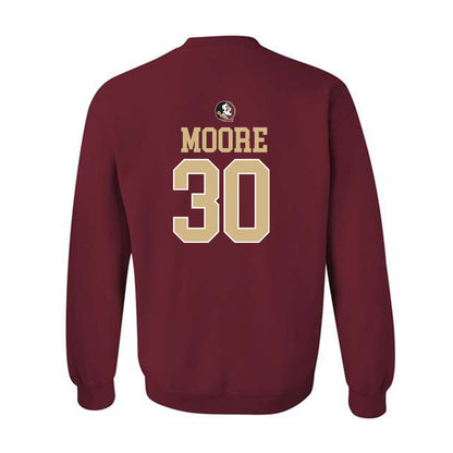 FSU - NCAA Baseball : Bryson Moore - Classic Shersey Crewneck Sweatshirt-1