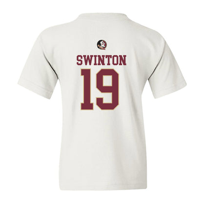 FSU - NCAA Men's Basketball : AJ Swinton - Generic Shersey Youth T-Shirt-1
