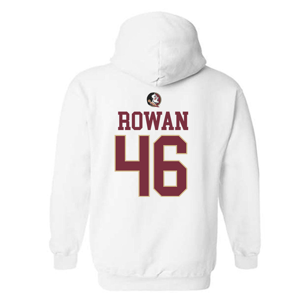 FSU - NCAA Baseball : Hudson Rowan - Generic Shersey Hooded Sweatshirt