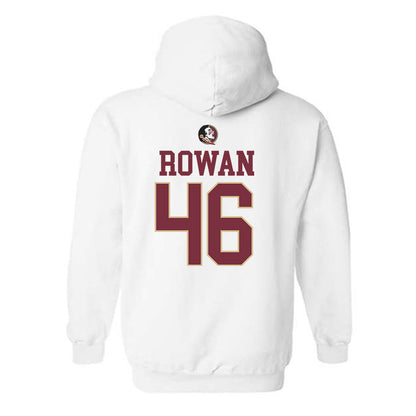 FSU - NCAA Baseball : Hudson Rowan - Generic Shersey Hooded Sweatshirt