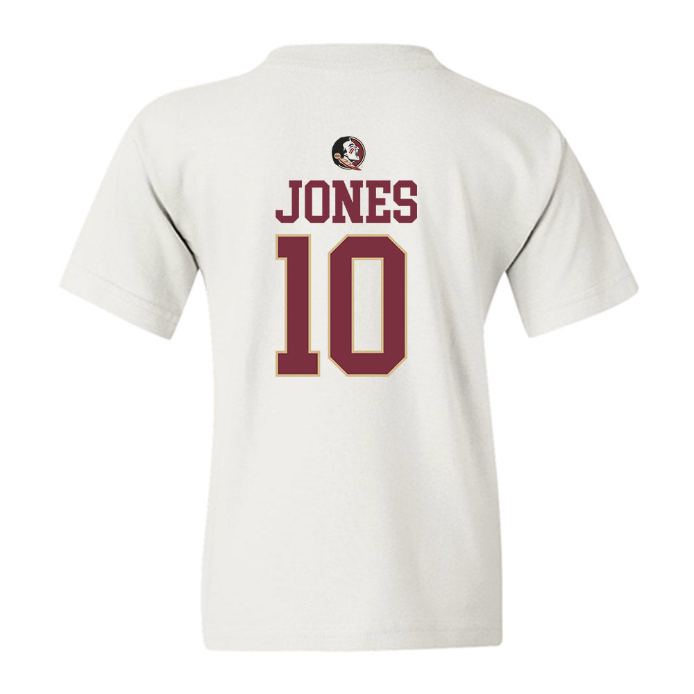 FSU - NCAA Men's Basketball : Lajae Jones - Classic Shersey Youth T-Shirt-1