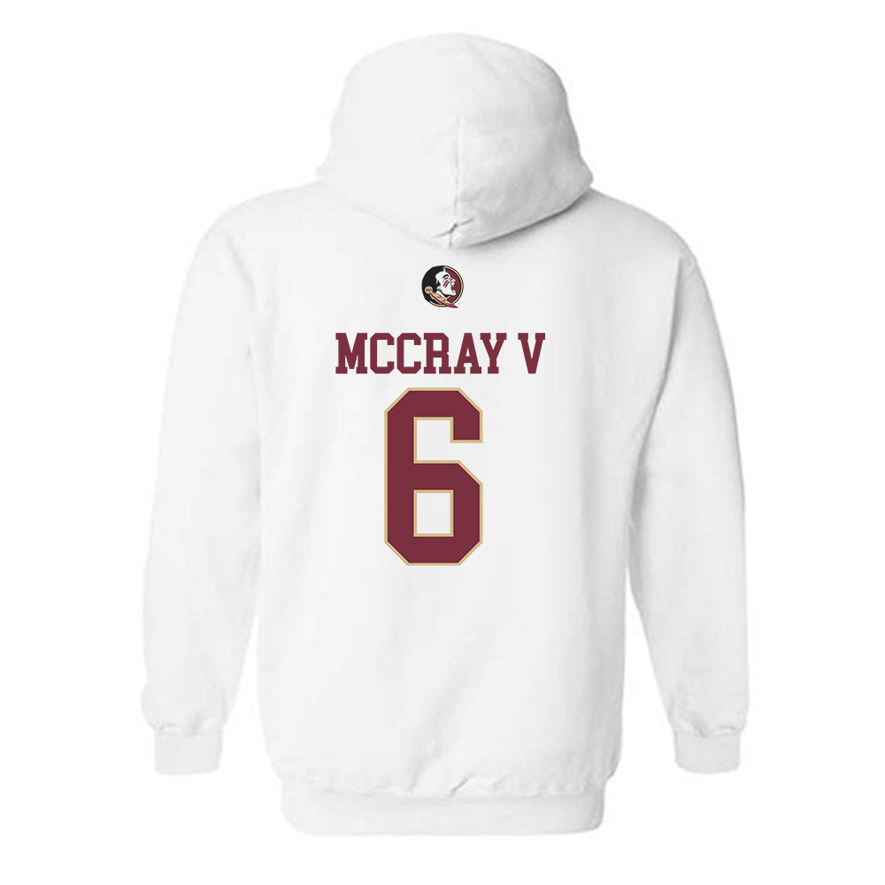 FSU - NCAA Men's Basketball : Robert McCray V - Classic Shersey Hooded Sweatshirt-1