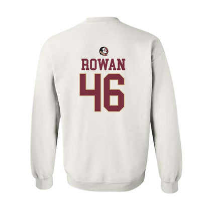 FSU - NCAA Baseball : Hudson Rowan - Generic Shersey Crewneck Sweatshirt