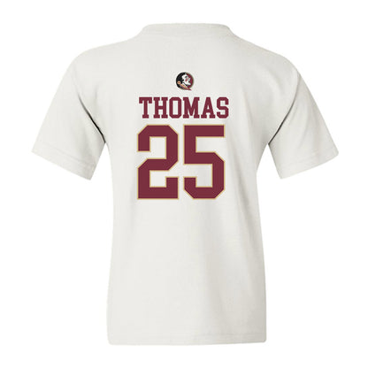 FSU - NCAA Men's Basketball : Justin Thomas - Generic Shersey Youth T-Shirt-1