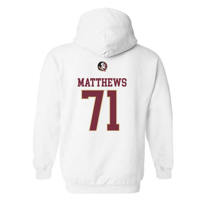 FSU - NCAA Football : JaElyne Matthews - Classic Shersey Hooded Sweatshirt-1