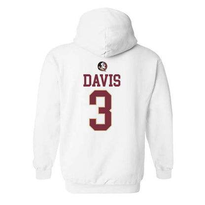FSU - NCAA Football : Kam Davis - Generic Shersey Hooded Sweatshirt