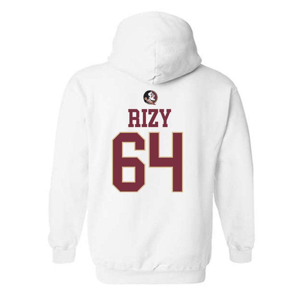 FSU - NCAA Football : Jacob Rizy - Generic Shersey Hooded Sweatshirt-1