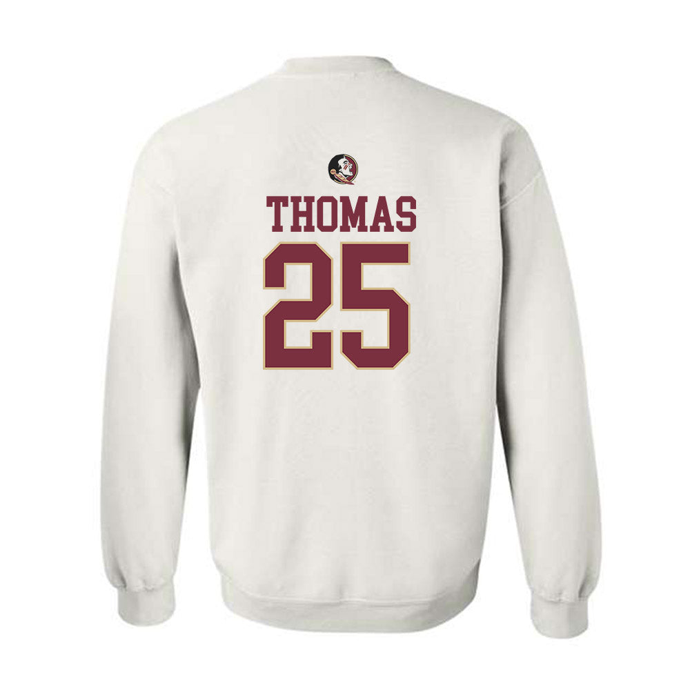 FSU - NCAA Men's Basketball : Justin Thomas - Generic Shersey Crewneck Sweatshirt-1