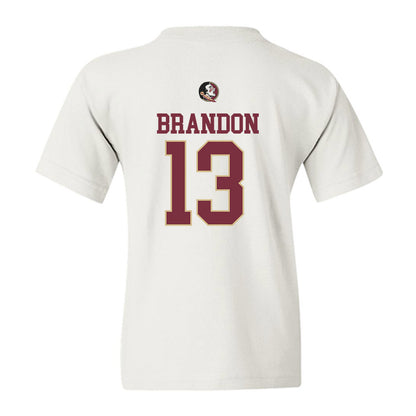 FSU - NCAA Women's Soccer : Mya Brandon - Classic Shersey Youth T-Shirt-1