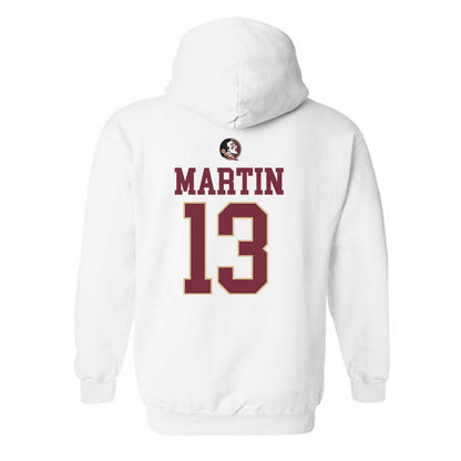 FSU - NCAA Men's Lacrosse : Kyle Martin - Generic Shersey Hooded Sweatshirt-1