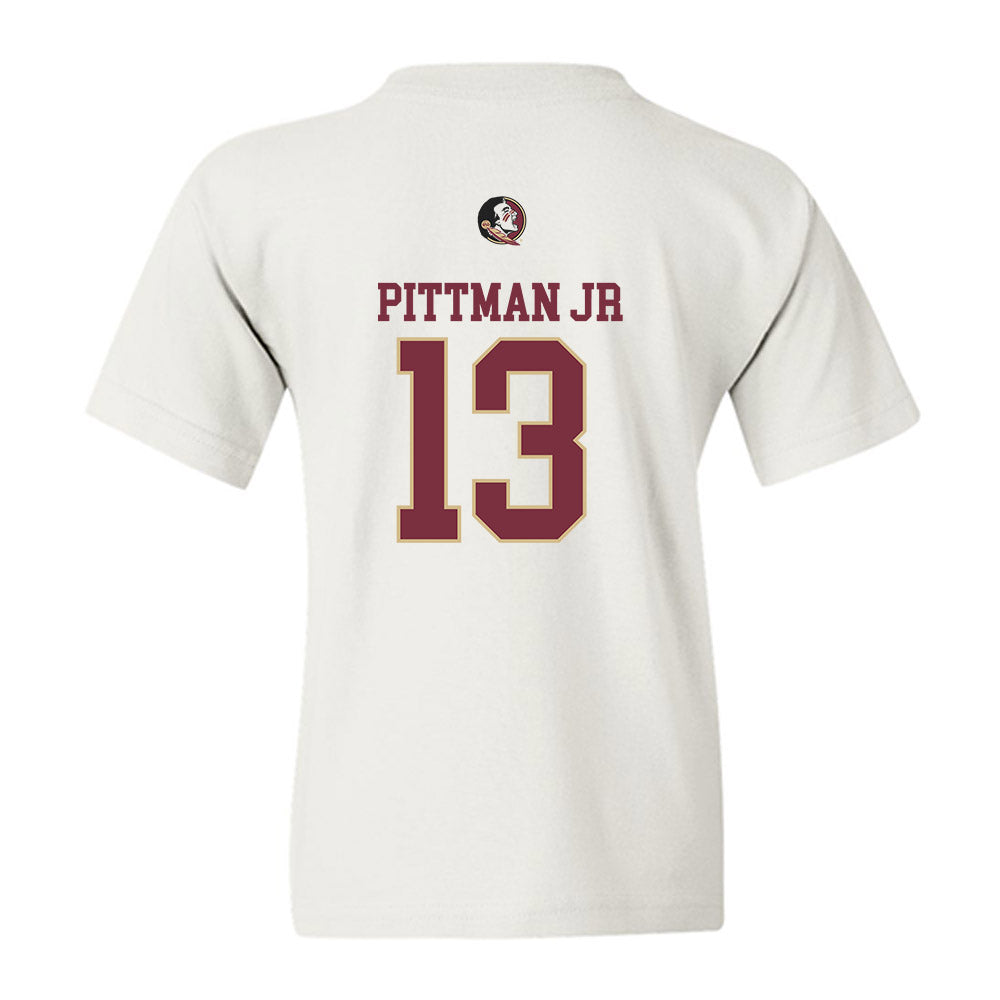 FSU - NCAA Football : Randy Pittman Jr - Classic Shersey Youth T-Shirt-1