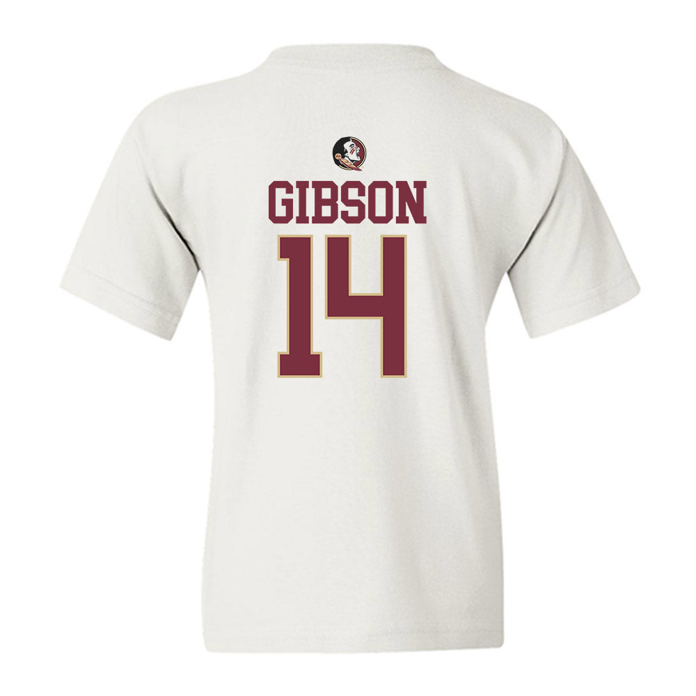 FSU - NCAA Baseball : BJ Gibson - Classic Shersey Youth T-Shirt-1