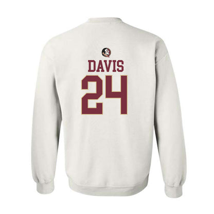 FSU - NCAA Women's Basketball : Pania Davis - Classic Shersey Crewneck Sweatshirt-1