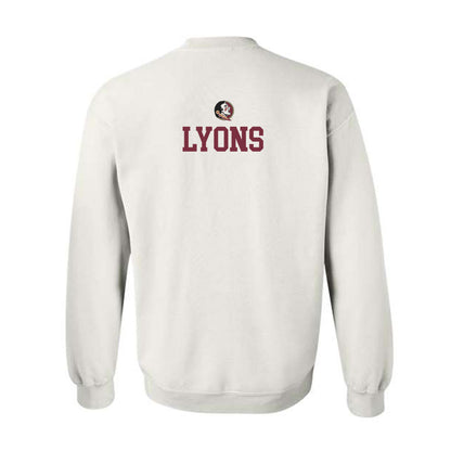 FSU - NCAA Men's Tennis : Justin Lyons - Generic Shersey Crewneck Sweatshirt