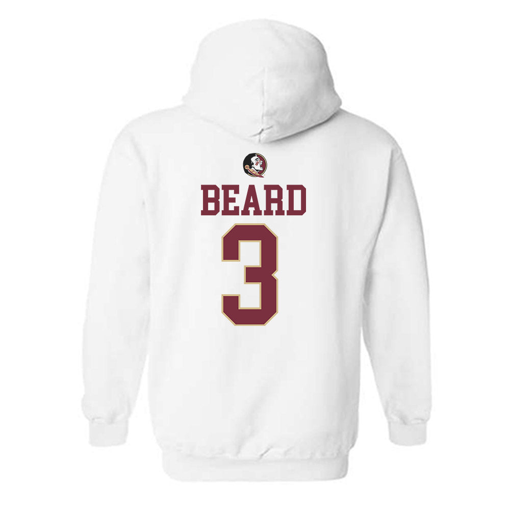 FSU - NCAA Baseball : Trey Beard - Classic Shersey Hooded Sweatshirt-1