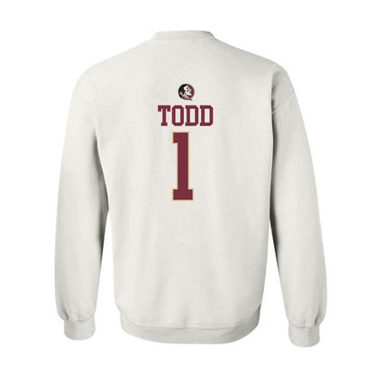 FSU - NCAA Women's Soccer : Adelyn Todd - Generic Shersey Crewneck Sweatshirt