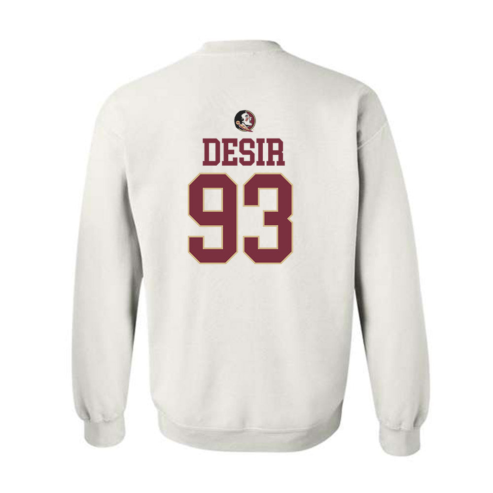 FSU - NCAA Football : Mandrell Desir - Classic Shersey Crewneck Sweatshirt-1
