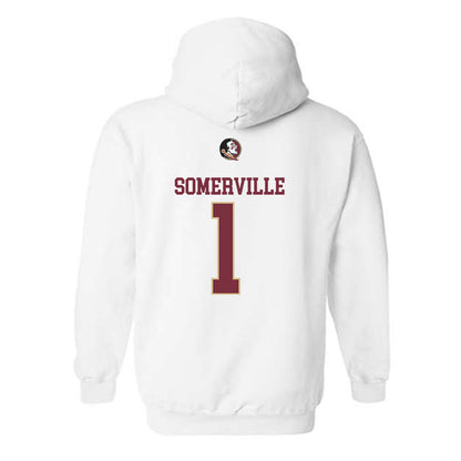 FSU - NCAA Men's Basketball : Martin Somerville - Classic Shersey Hooded Sweatshirt-1