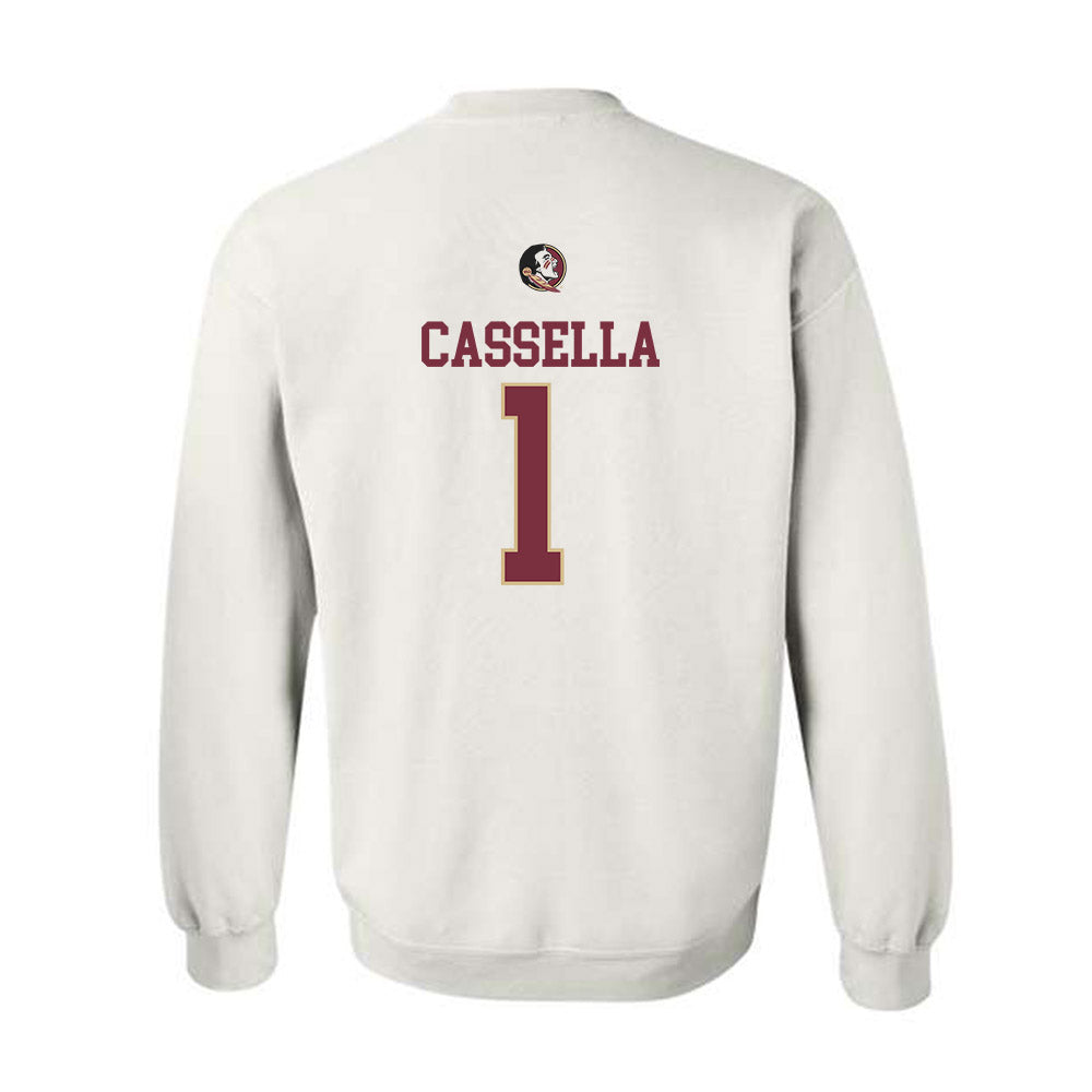 FSU - NCAA Women's Lacrosse : Sienna Cassella - Classic Shersey Crewneck Sweatshirt-1