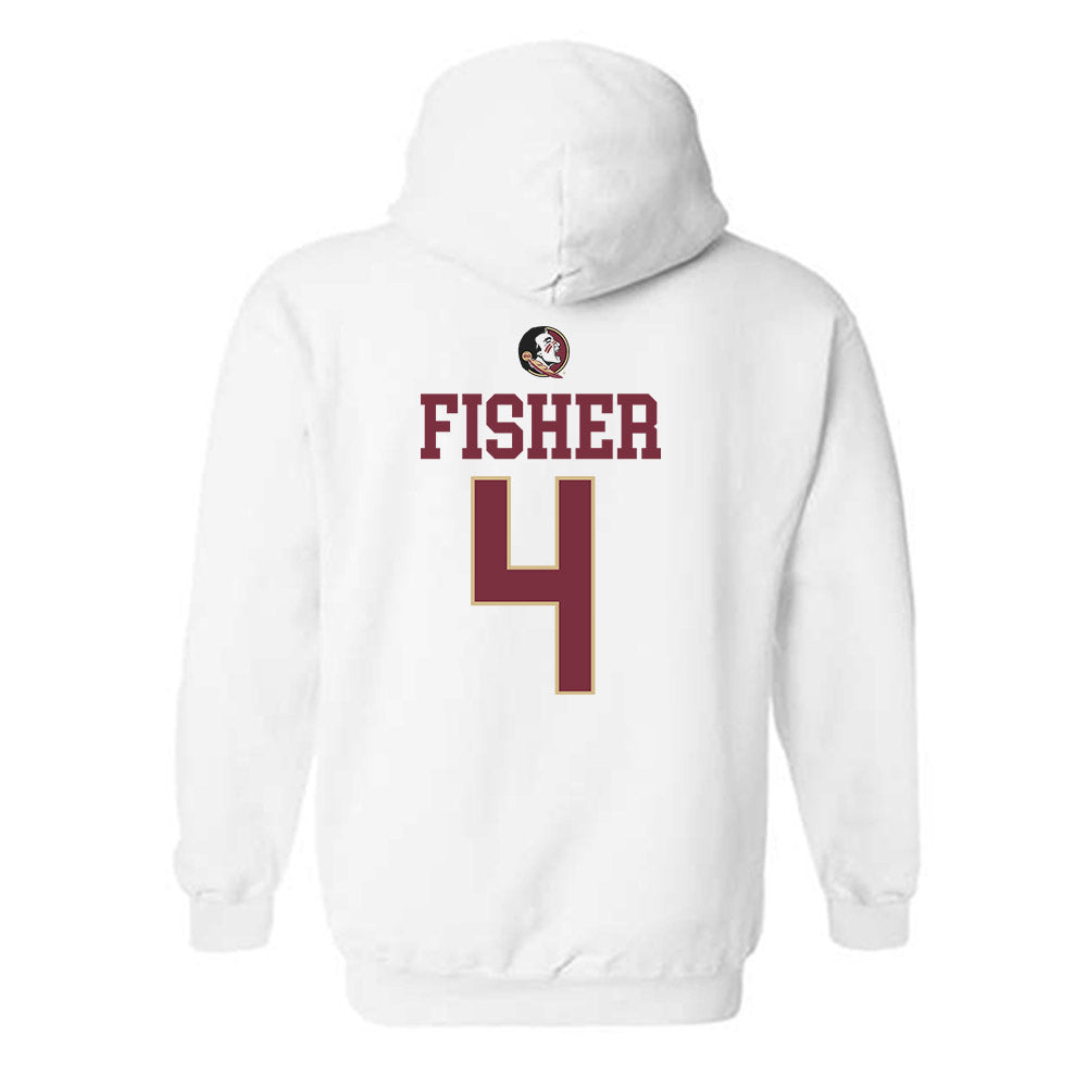FSU - NCAA Baseball : Cal Fisher - Generic Shersey Hooded Sweatshirt