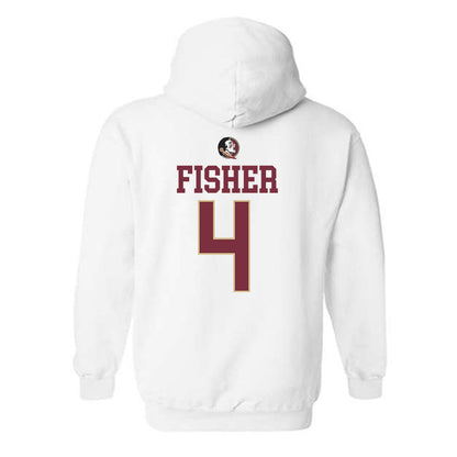 FSU - NCAA Baseball : Cal Fisher - Generic Shersey Hooded Sweatshirt