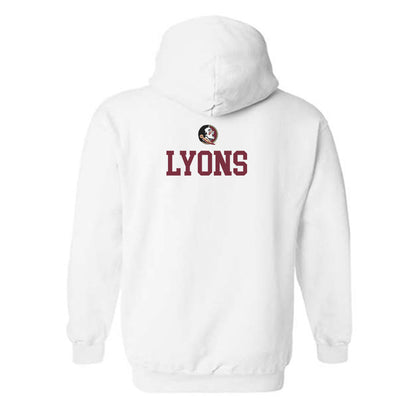 FSU - NCAA Men's Tennis : Justin Lyons - Generic Shersey Hooded Sweatshirt