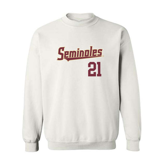 FSU - NCAA Men's Basketball : Alier Maluk - Generic Shersey Crewneck Sweatshirt