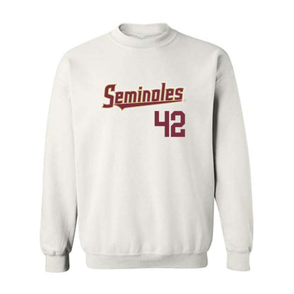 FSU - NCAA Women's Soccer : Wrianna Hudson - Generic Shersey Crewneck Sweatshirt